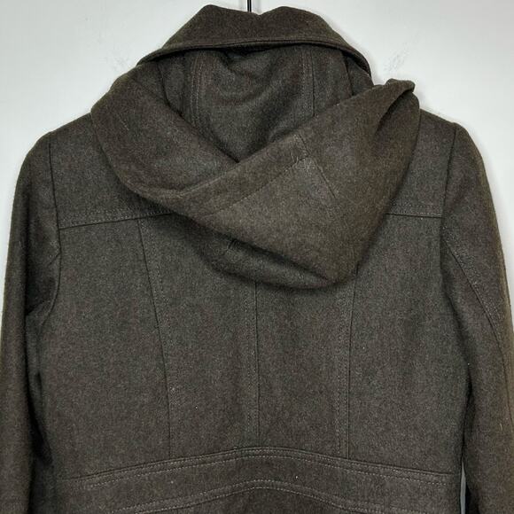 MICHAEL Michael Kors Zip-Front Walker Coat Size S Wool Blend Mid-Weight Winter - Picture 5 of 10